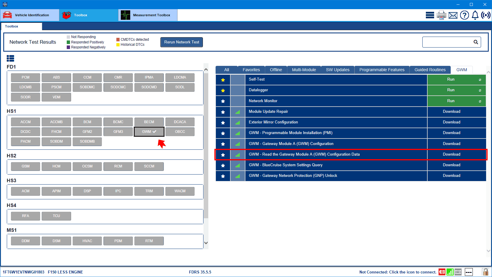 Ford F-150 Lightning Sync Update / FDRS Help Read_GWM_Confi