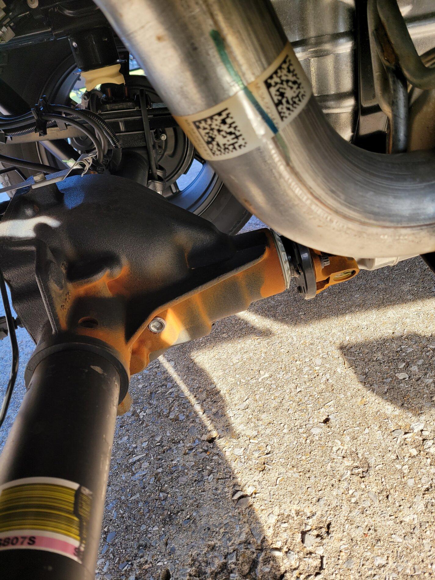 Ford F-150 Lightning Rear Suspension Popping On Incline or Decline rear diff2