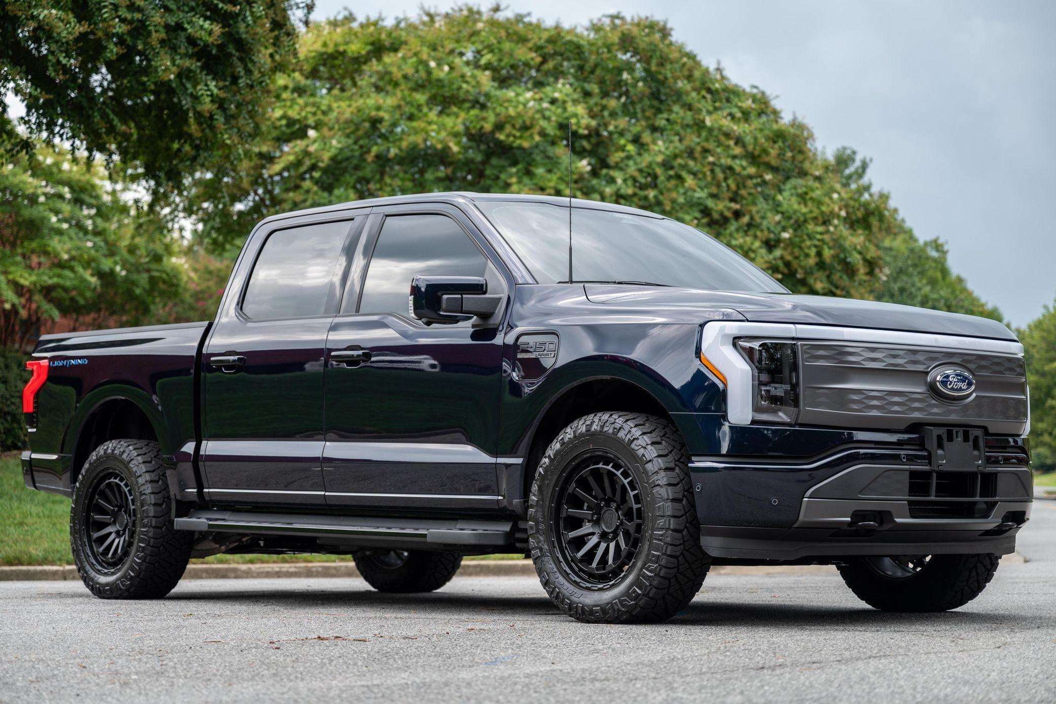 Ford F-150 Lightning 2022 Lightning Lariat on 20" Black Rhino wheels & Nitto Ridge Grappler A/T Tires 😍 rjqGXV4Y-zoCanlFGpJ-(edit)