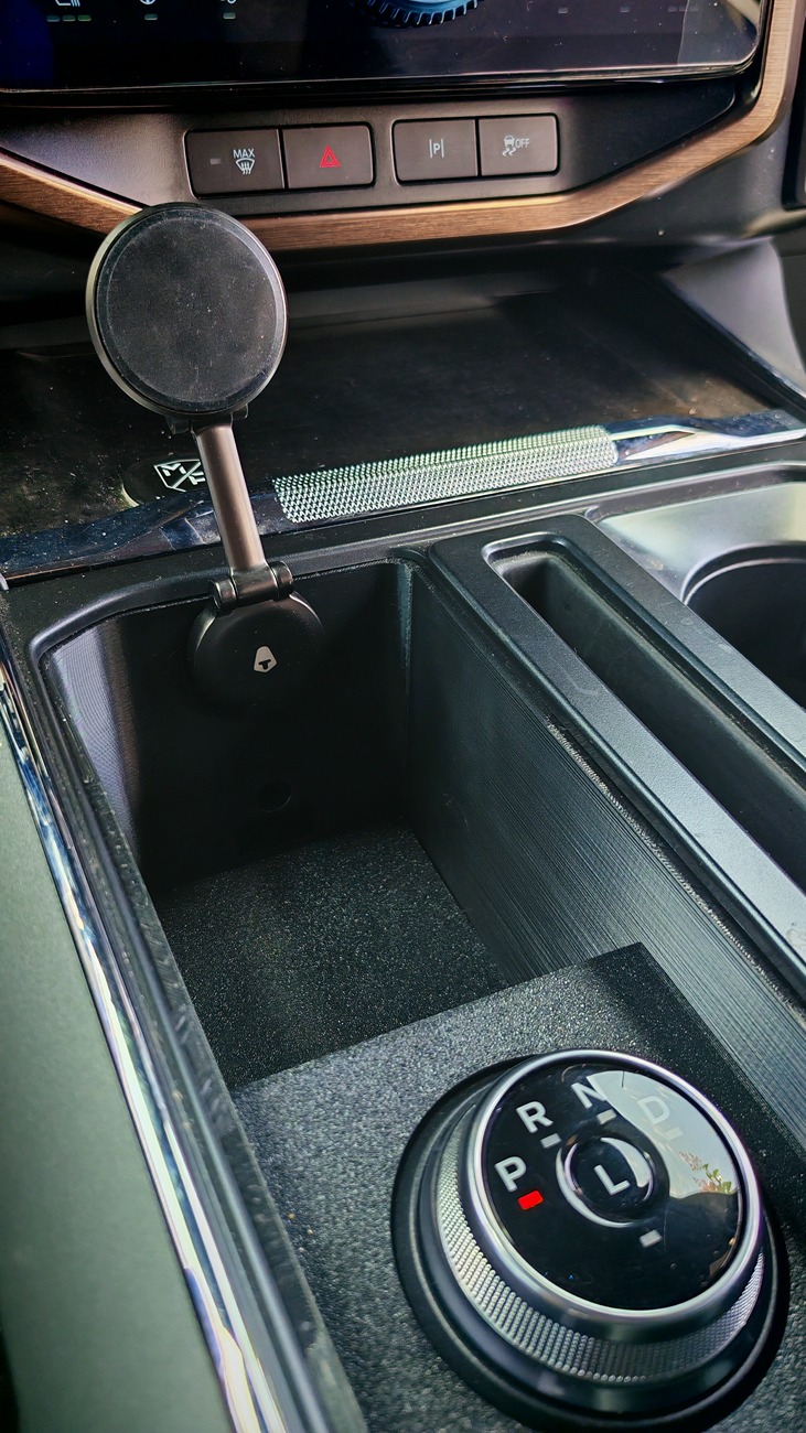 Ford F-150 Lightning Stick to Rotary Shift Knob Conversion w/ 3D Printed Rotary Shifter Holder rotary