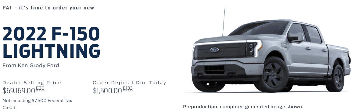 Ford F-150 Lightning Wave 5 or 6? Order invitation received today (Tuesday).  Ordered Lariat SR - regret ? Screen Shot 2022-04-12 at 3.25.13 PM