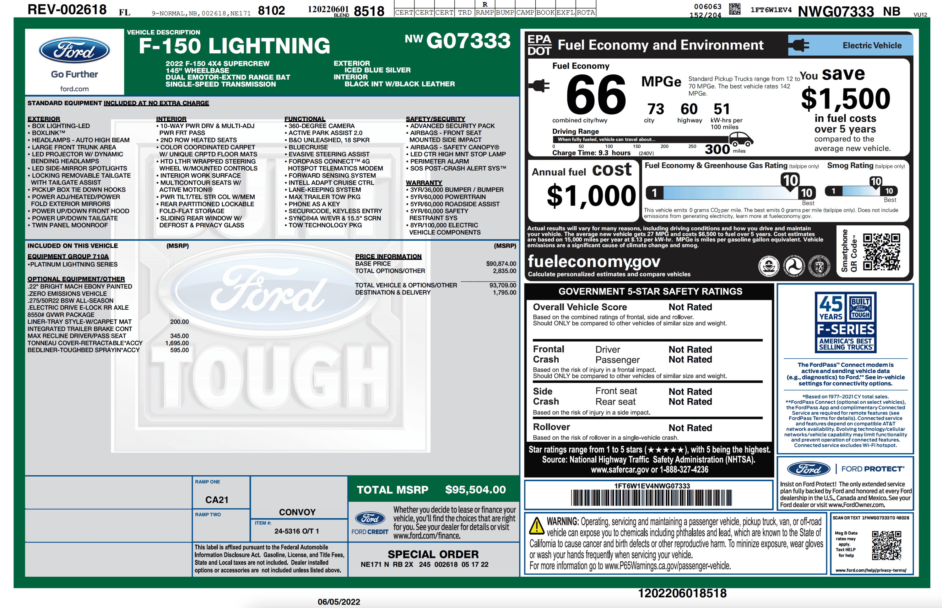 Ford F-150 Lightning RetraxPRO XR Installed On F-150 Lightning Screen Shot 2022-07-17 at 9.33.36 PM