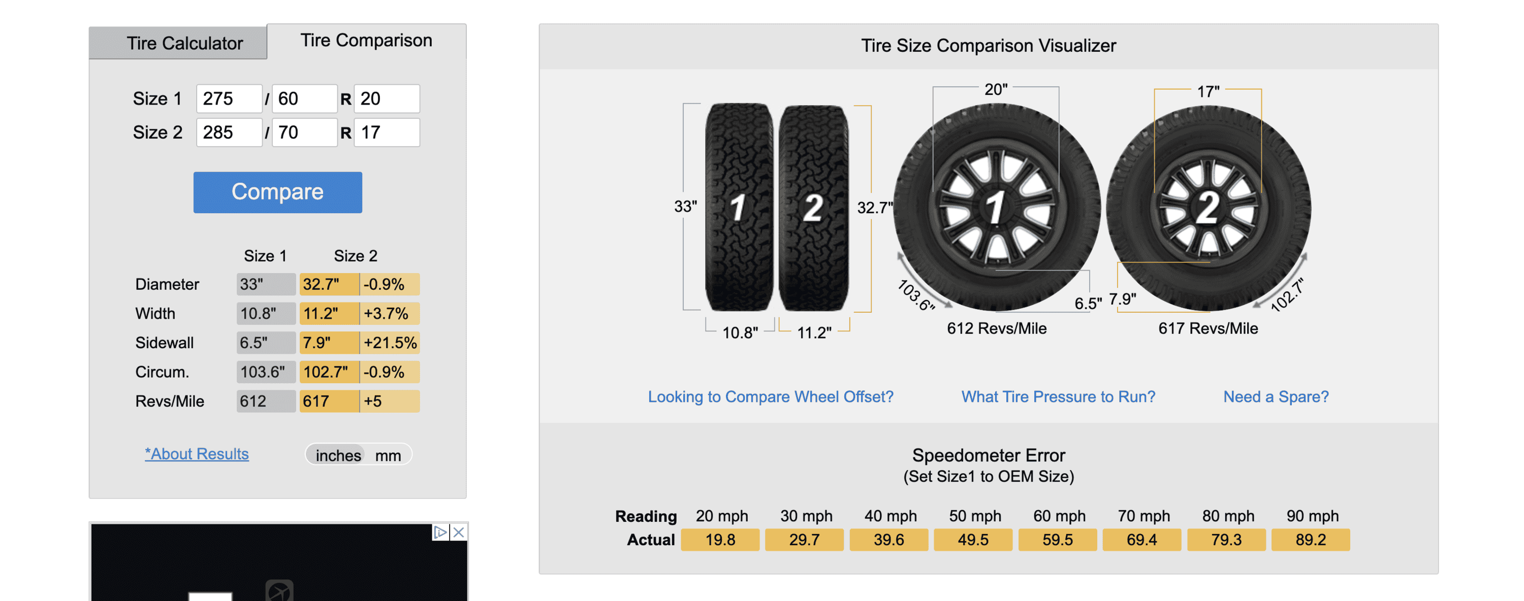 Ford F-150 Lightning My aftermarket 17" wheels fit, barely (tested: 17 x 9.5+12 Black Rhinos with 285/75/17 Falken tires) Screen Shot 2022-07-19 at 10.22.42 PM