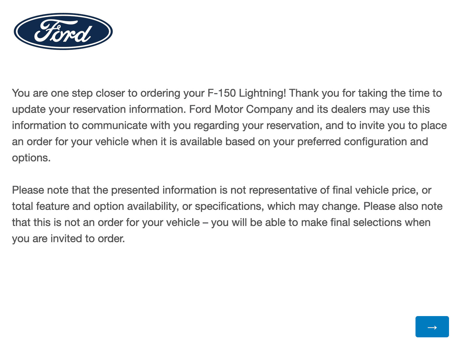 Ford F-150 Lightning Ford sends out Lightning survey email - Help us plan for your F-150 Lightning Order Screen Shot 2022-09-02 at 13.30.57
