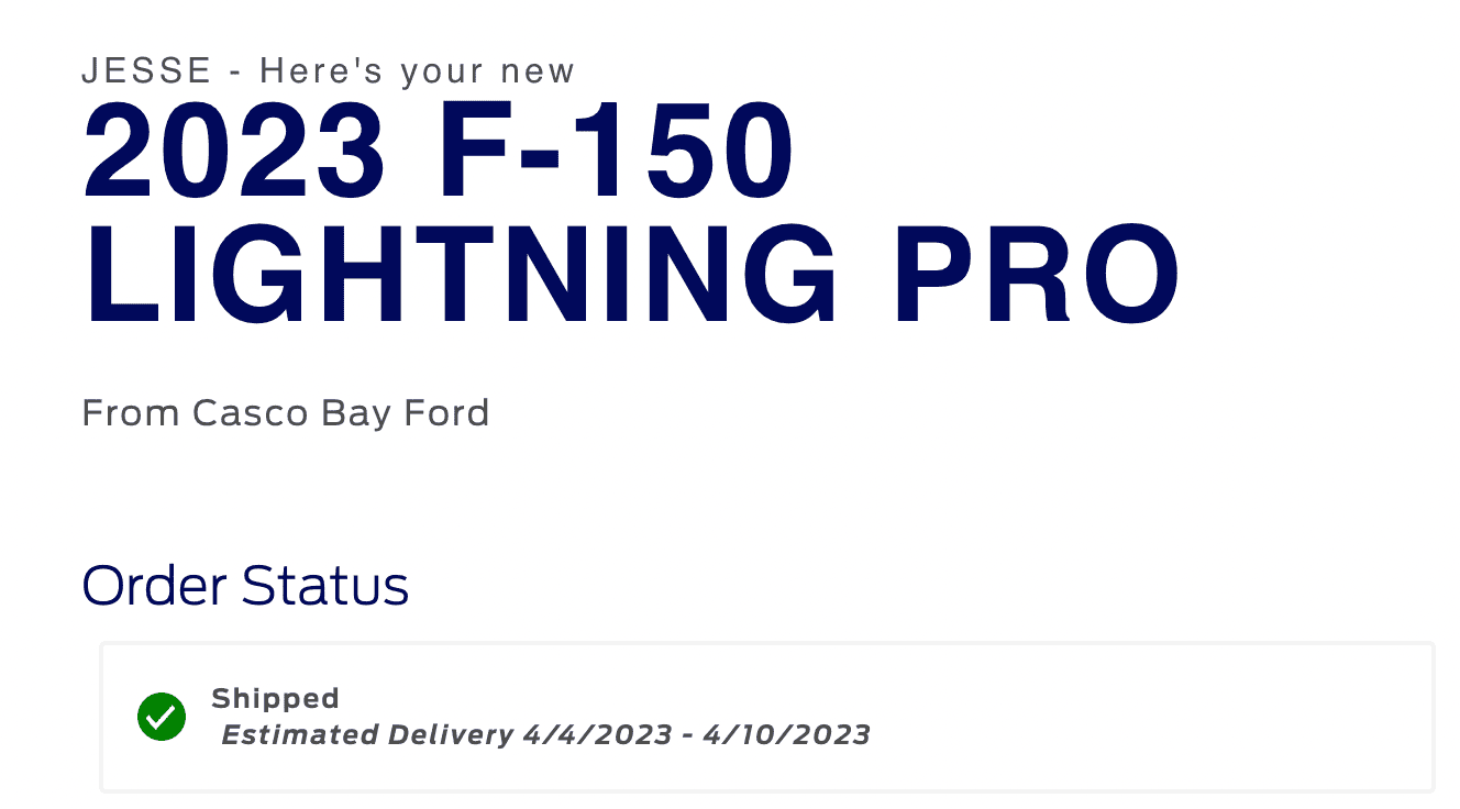 Ford F-150 Lightning ✅ 1/9/2023 Lightning Build Week Group (MY2023) Screen Shot 2023-03-11 at 6.29.32 PM