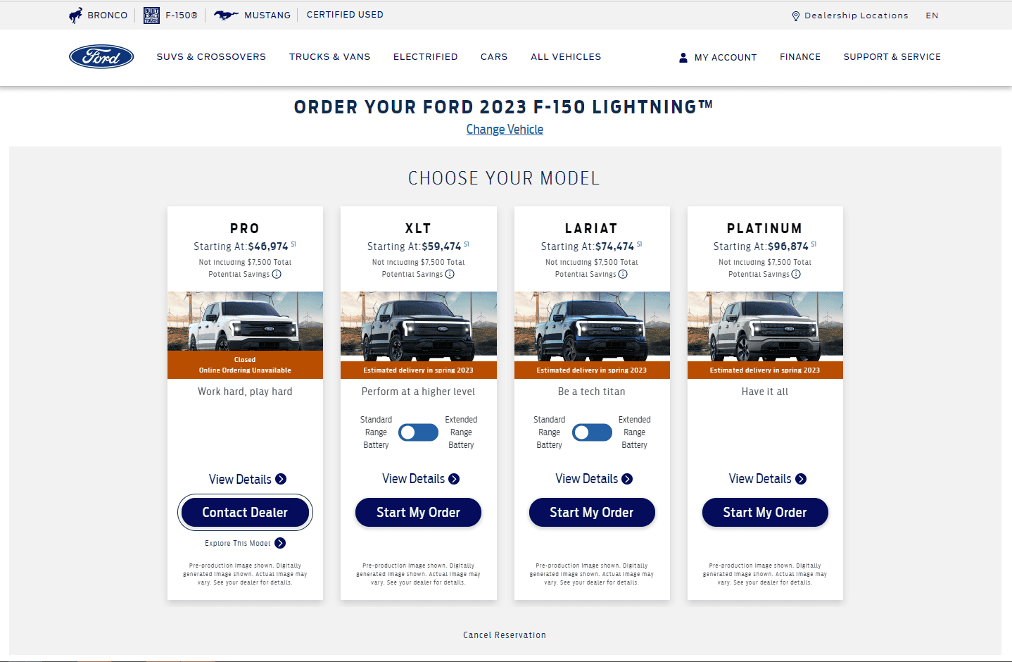 Ford F-150 Lightning Any Wave 3 MY2023 Lightning order invites yet ? Screen Shot - Lightning.PNG