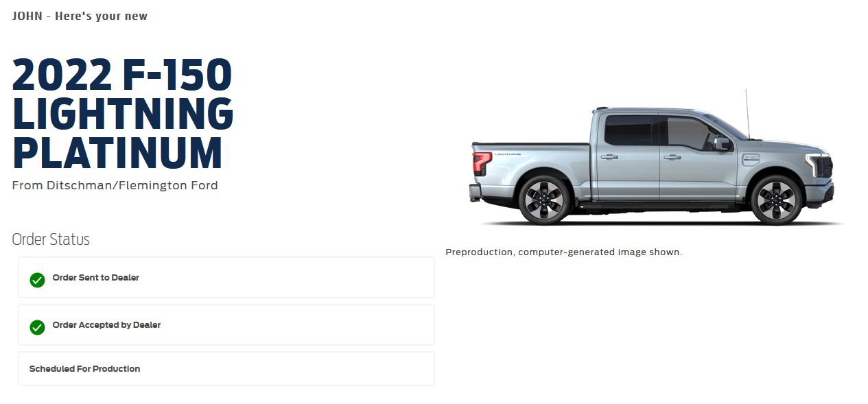 Ford F-150 Lightning ? Lightning Ordering WAVE 2 Emails Are Out! Screenshot 2022-01-20 160758