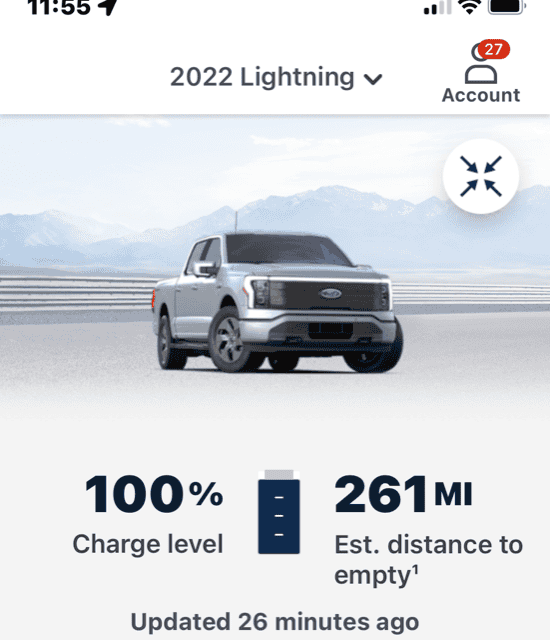 Ford F-150 Lightning 2022 Lightning Extended Range (ER) battery real capacity (not usable) = 143.4kWh and Standard Range (SR) =  107.6kWh Screenshot 2022-08-21 at 11.55.48 AM