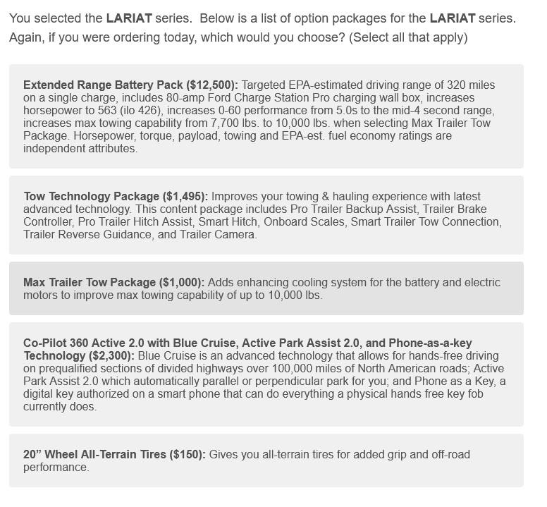 Ford F-150 Lightning Ford sends out Lightning survey email - Help us plan for your F-150 Lightning Order Screenshot 2022-09-02 3