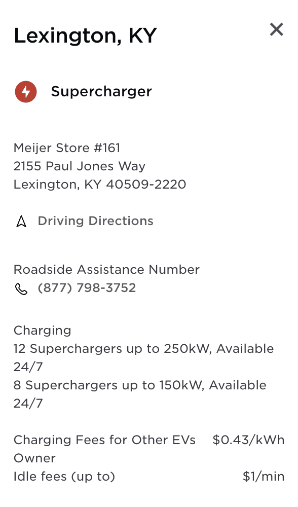 Ford F-150 Lightning Tesla.com now shows ALL the NACS charging sites. Screenshot 2024-03-01 at 10.11.08 AM