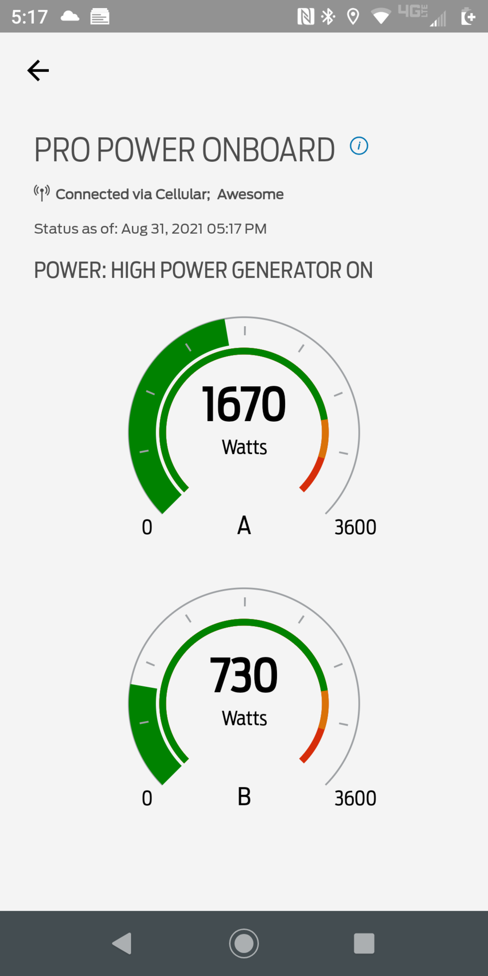 Ford F-150 Lightning Running generator all night? Safe? Gas consumption? Screenshot_20210831-171725