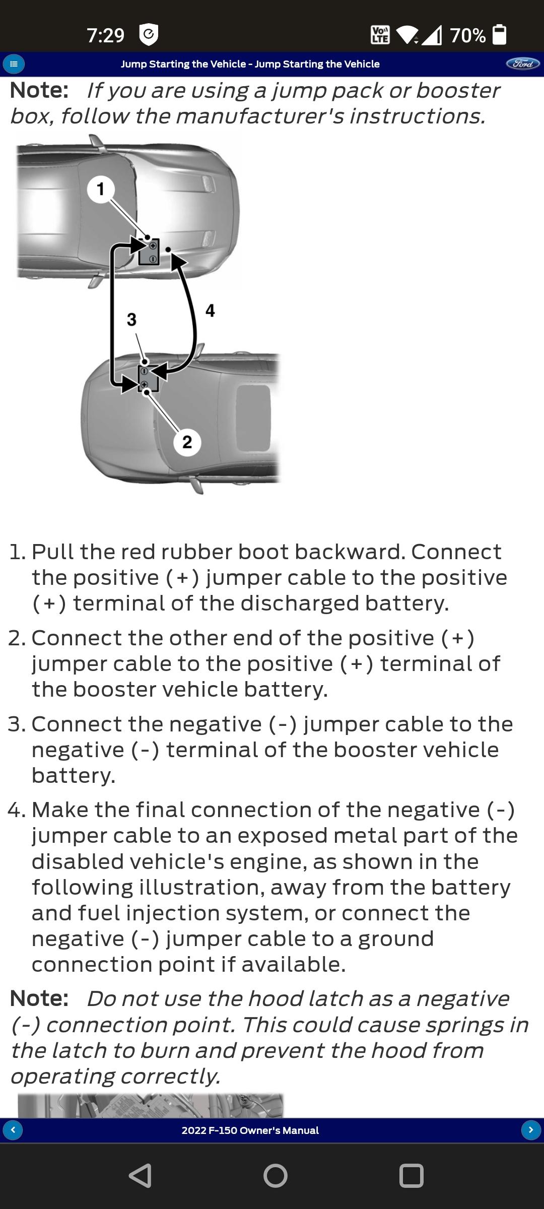 Ford F-150 Lightning Jump starting - ICE vs Lightning in Manual Screenshot_2022-05-15-07-29-06-54_40deb401b9ffe8e1df2f1cc5ba480b12