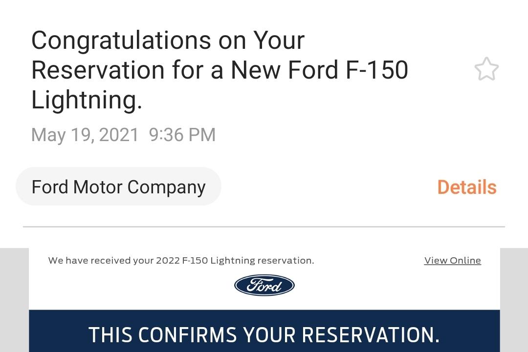 Ford F-150 Lightning ? Lightning Ordering WAVE 2 Emails Are Out! Screenshot_20220120-160946_Email