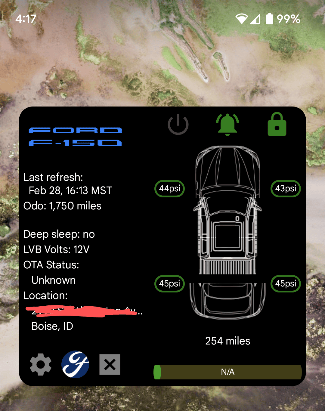 Ford F-150 Lightning Android widget Screenshot_20220228-161710_3