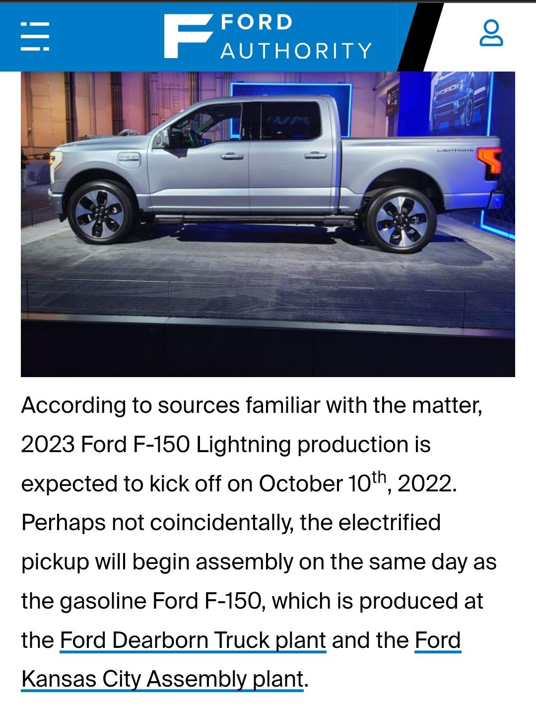 Ford F-150 Lightning It’s almost August. 2023 Lightning Screenshot_20220629-132103