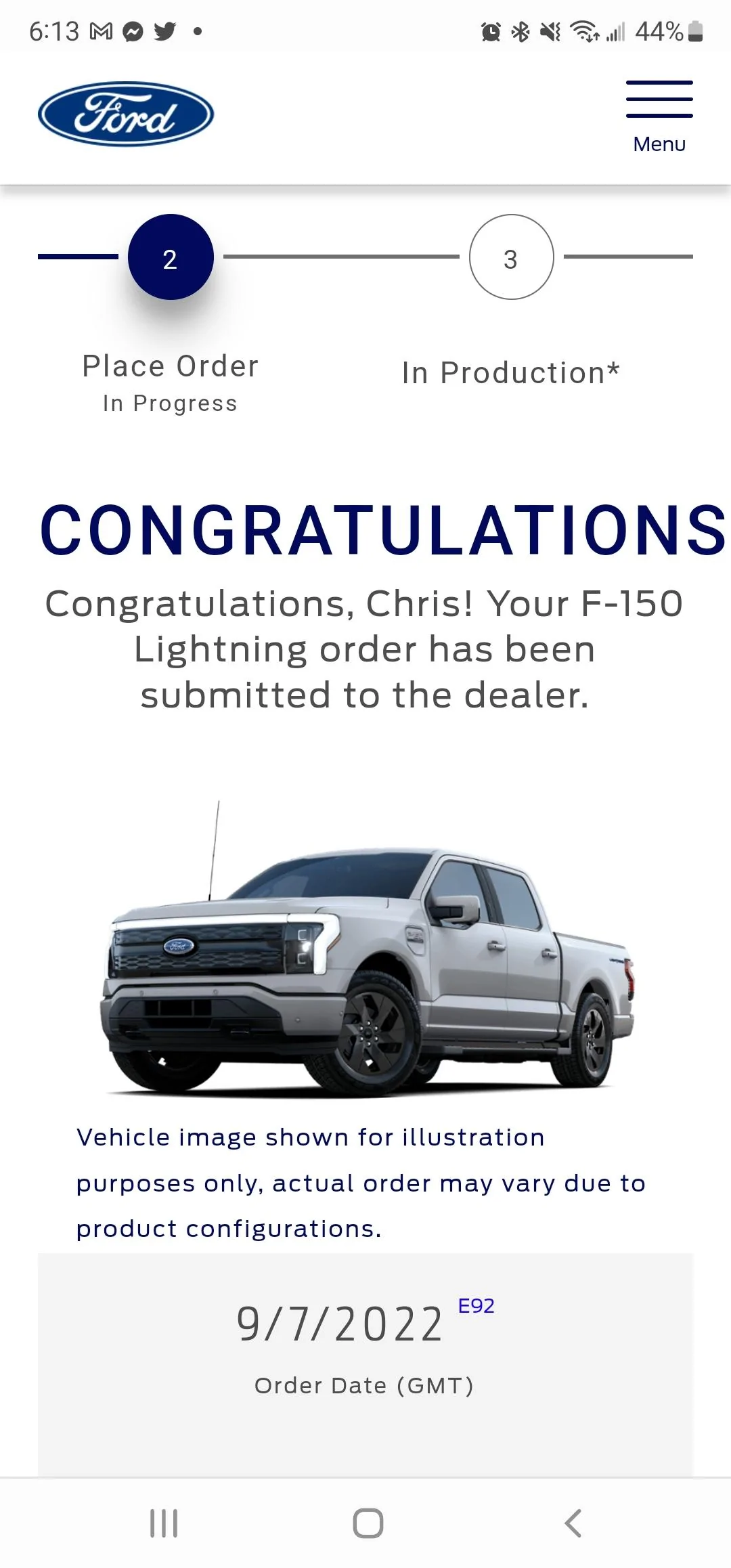 Any Wave 3 MY2023 Lightning order invites yet ? Page 8 Ford Lightning Forum For F150