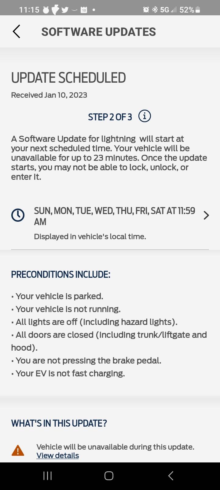 Ford F-150 Lightning Priority Update: 22-PU-1009-MIL-DTE Calculation Screenshot_20230110_111526_FordPass