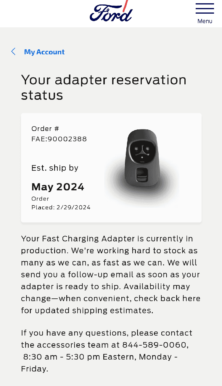 Ford F-150 Lightning NACS Adapter Now Available + Ford EV Owners Can Now Charge on Tesla Superchargers in U.S., Canada! 🙌 Screenshot_2024-02-29-08-38-46-52_40deb401b9ffe8e1df2f1cc5ba480b12