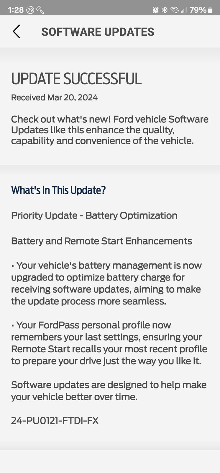 Ford F-150 Lightning Coming Soon - 24-PU0121-FTDI-FX - Battery optimization for SW updates Screenshot_20240320_132814_FordPass
