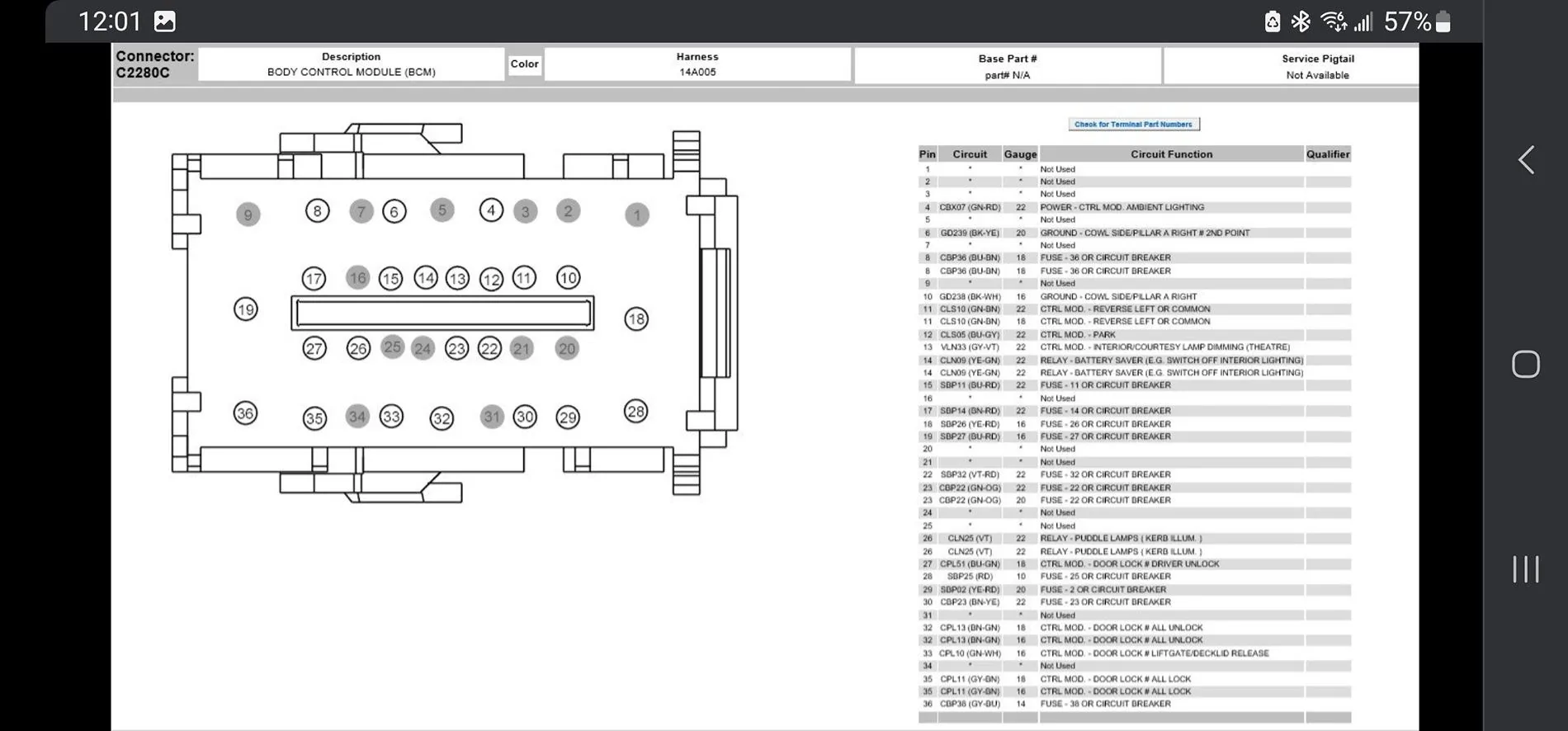 BCM Pinout Diagram Needed | Ford Lightning Forum For F-150 Lightning EV ...
