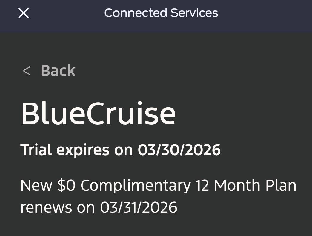 Ford F-150 Lightning PSA: Get an Additional BlueCruise Year for Free (2022 and 2023 Models) Screenshot_20250216_065831_FordPass