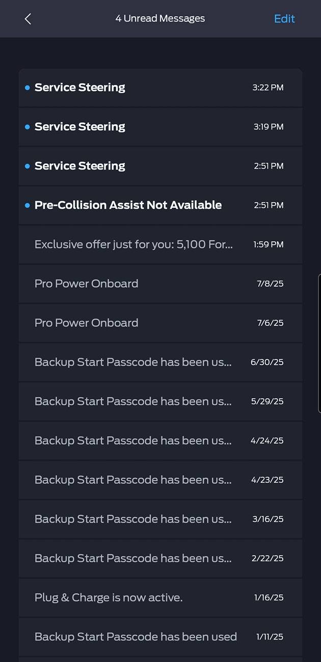 Ford F-150 Lightning Comma AI self driver assistant Screenshot_20250710_160351_FordPass