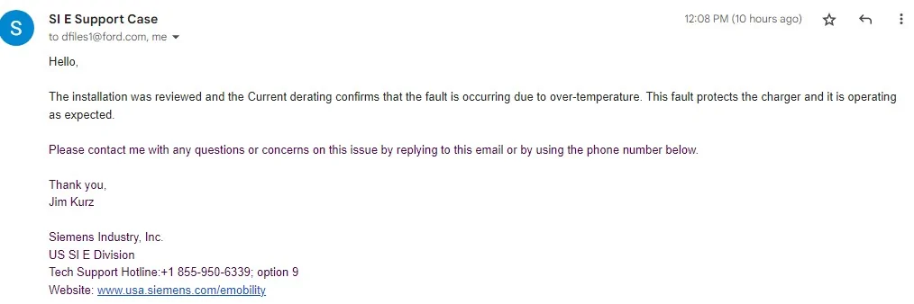 Ford F-150 Lightning Charge Station Pro Problems Screenshot_6