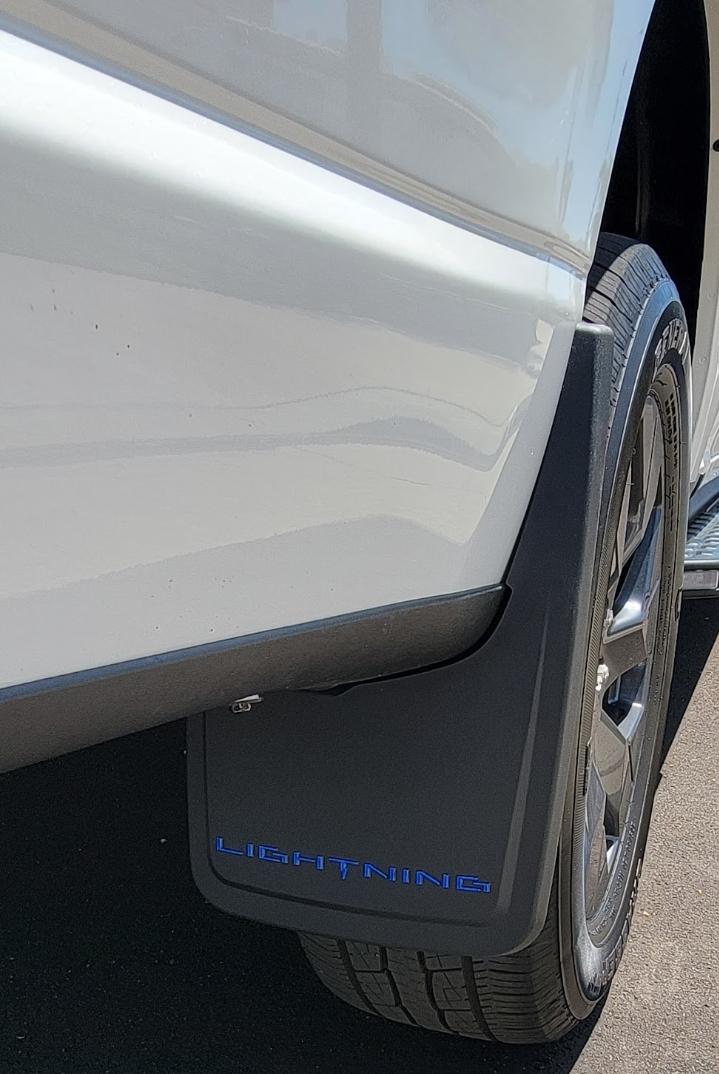 Ford F-150 Lightning OEM Mudflap Design update (maybe?). No more drilling required SmartSelect_20240302_070407_Photos