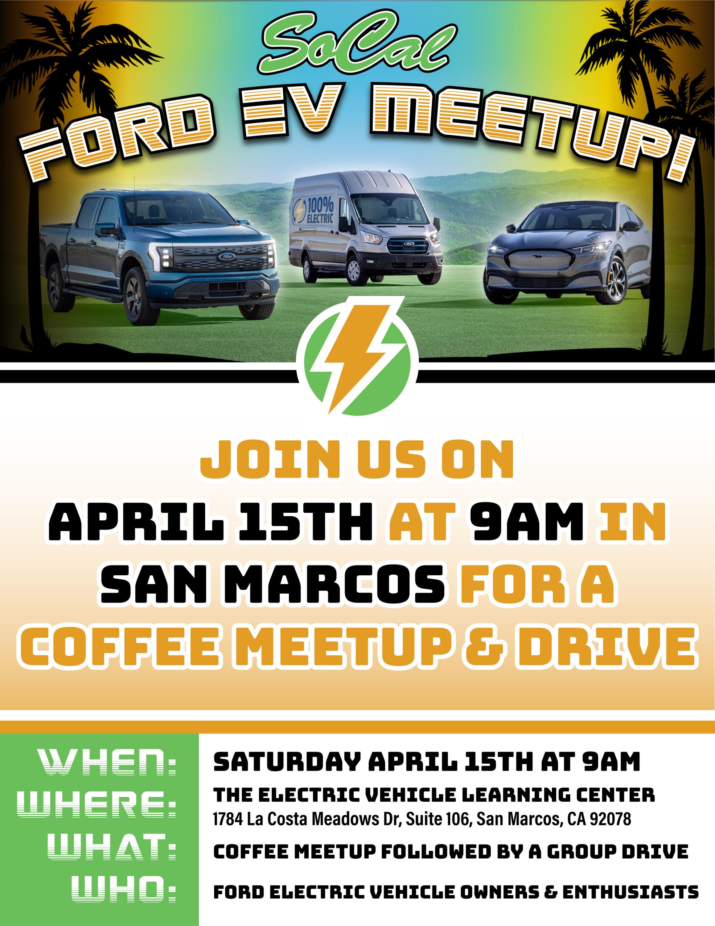 Ford F-150 Lightning SoCal Ford EV Meetup on April 15th! SoCal Ford EV Meetu