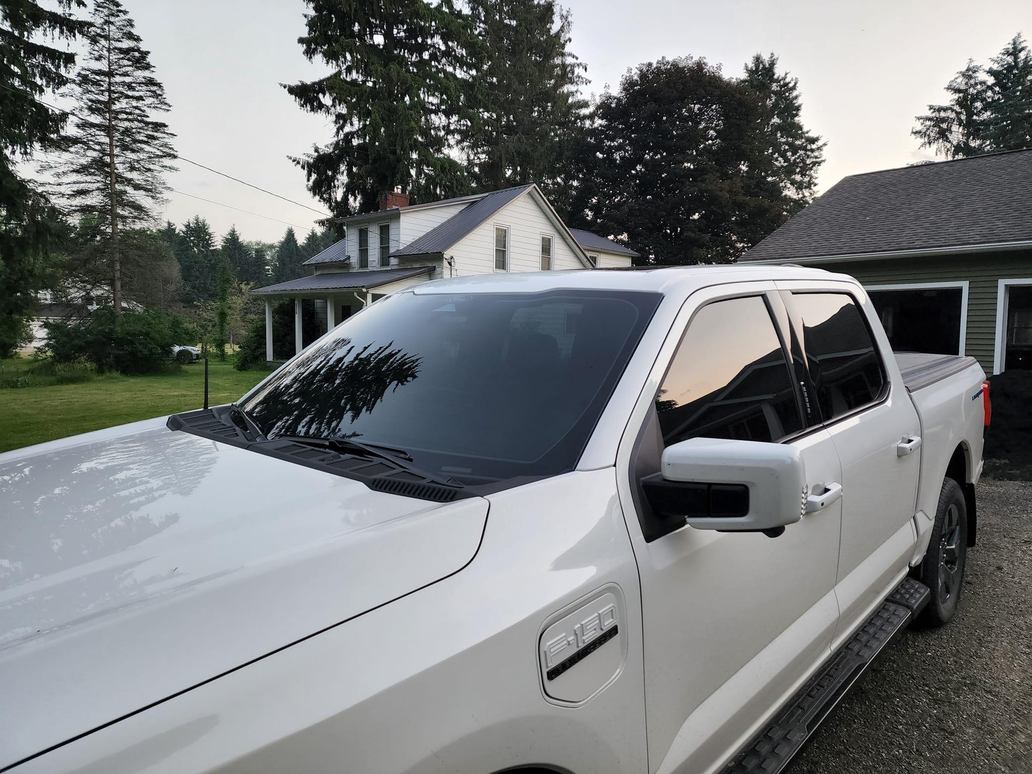 Ford F-150 Lightning STAR WHITE F-150 Lightning Photos & Club Star White F150 Lightning WIndow Tint 1