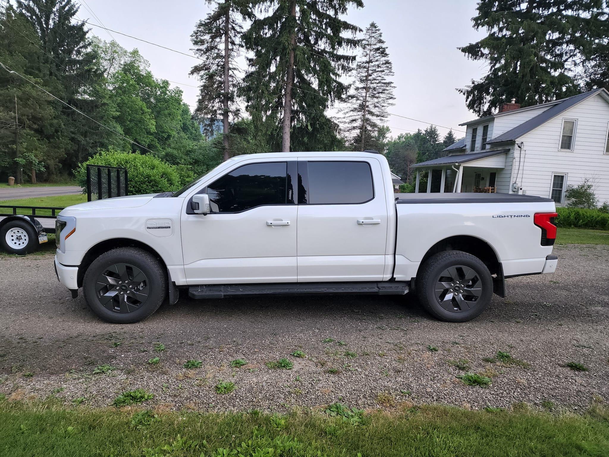 Ford F-150 Lightning STAR WHITE F-150 Lightning Photos & Club Star White F150 Lightning WIndow Tint