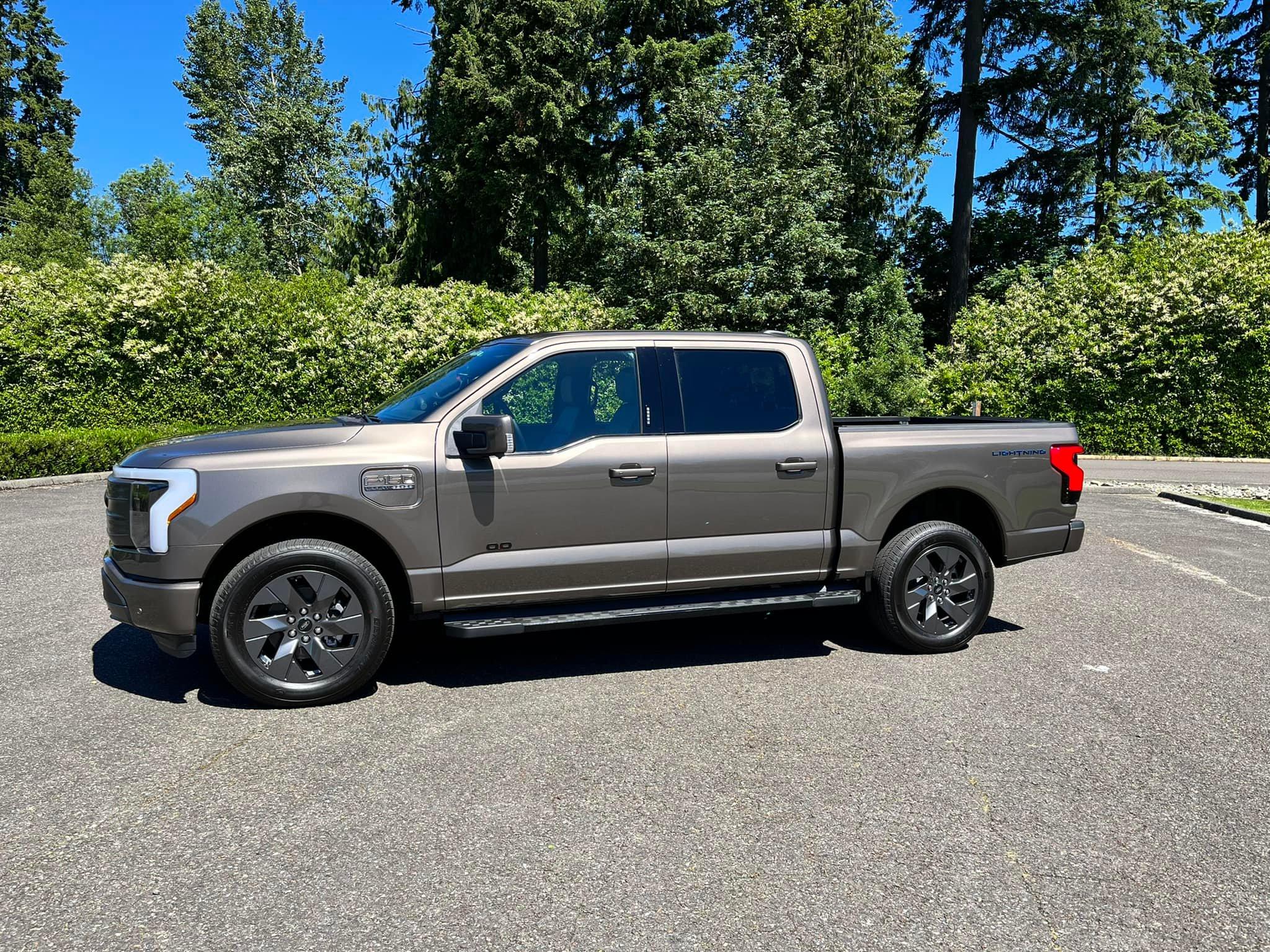 Ford F-150 Lightning STONE GRAY F-150 Lightning Photos & Club Stone Gray F150 Lightning 2