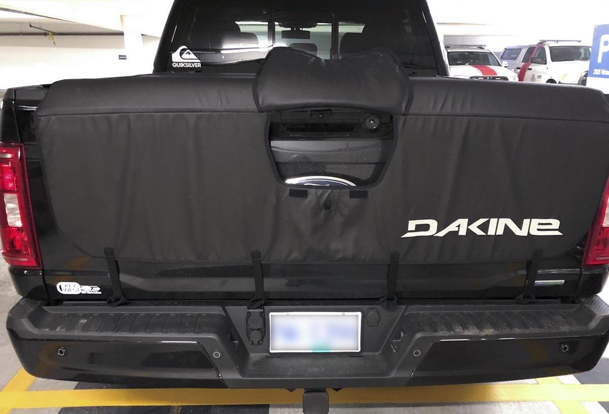 Ford F-150 Lightning New homemade bike rack for my 2021 F-150 Tailgate 1