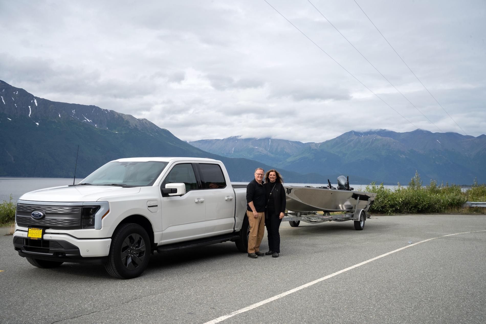 Ford F-150 Lightning Lightning Strikes Across America: Customer Deliveries Now Stretch Across All 50 States Tammy and Jeff_01