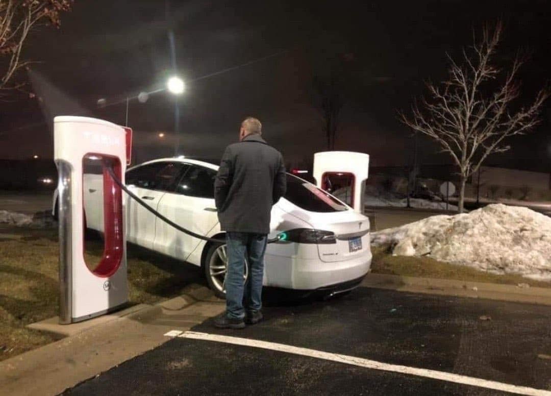 Ford F-150 Lightning First Tesla Supercharger Location With "Magic Dock" CCS Compatible Plug Discovered Teslasc