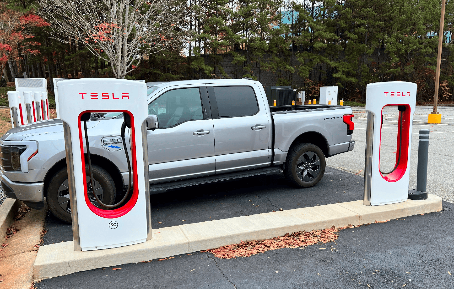 Ford F-150 Lightning NACS Adapter Now Available + Ford EV Owners Can Now Charge on Tesla Superchargers in U.S., Canada! 🙌 Test parking fit