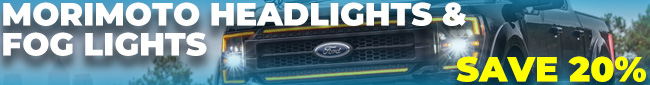 Ford F-150 Lightning BLACK FRIDAY Sales at 4x4TruckLEDs.com | FREE Rock Lights w/qualifying purchase title-morimoto-headlights-copy