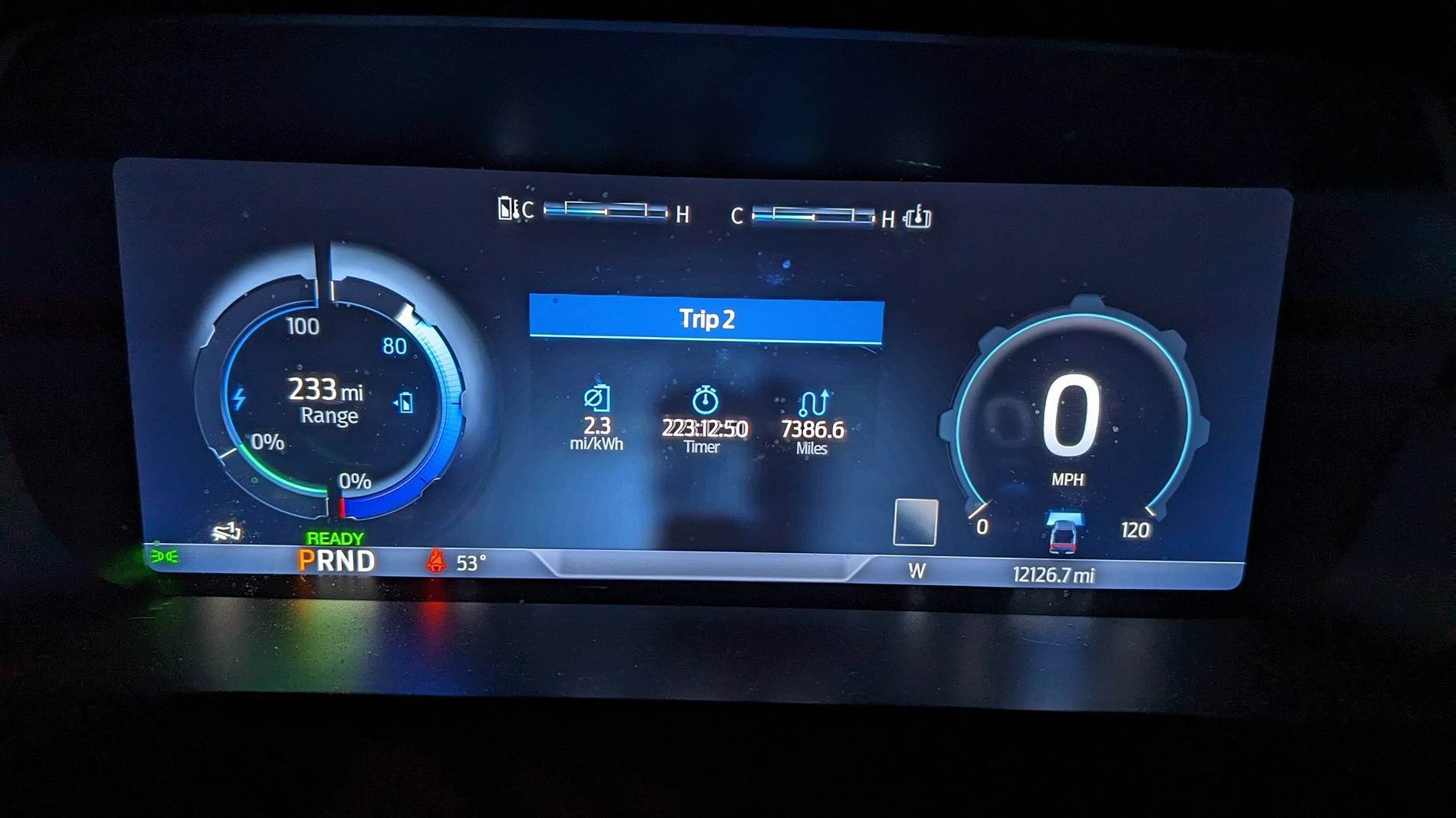 Ford F-150 Lightning Initial range after charge well below advertised range- 2025 Flash Trip 2 April 1 - Dec 1  2024