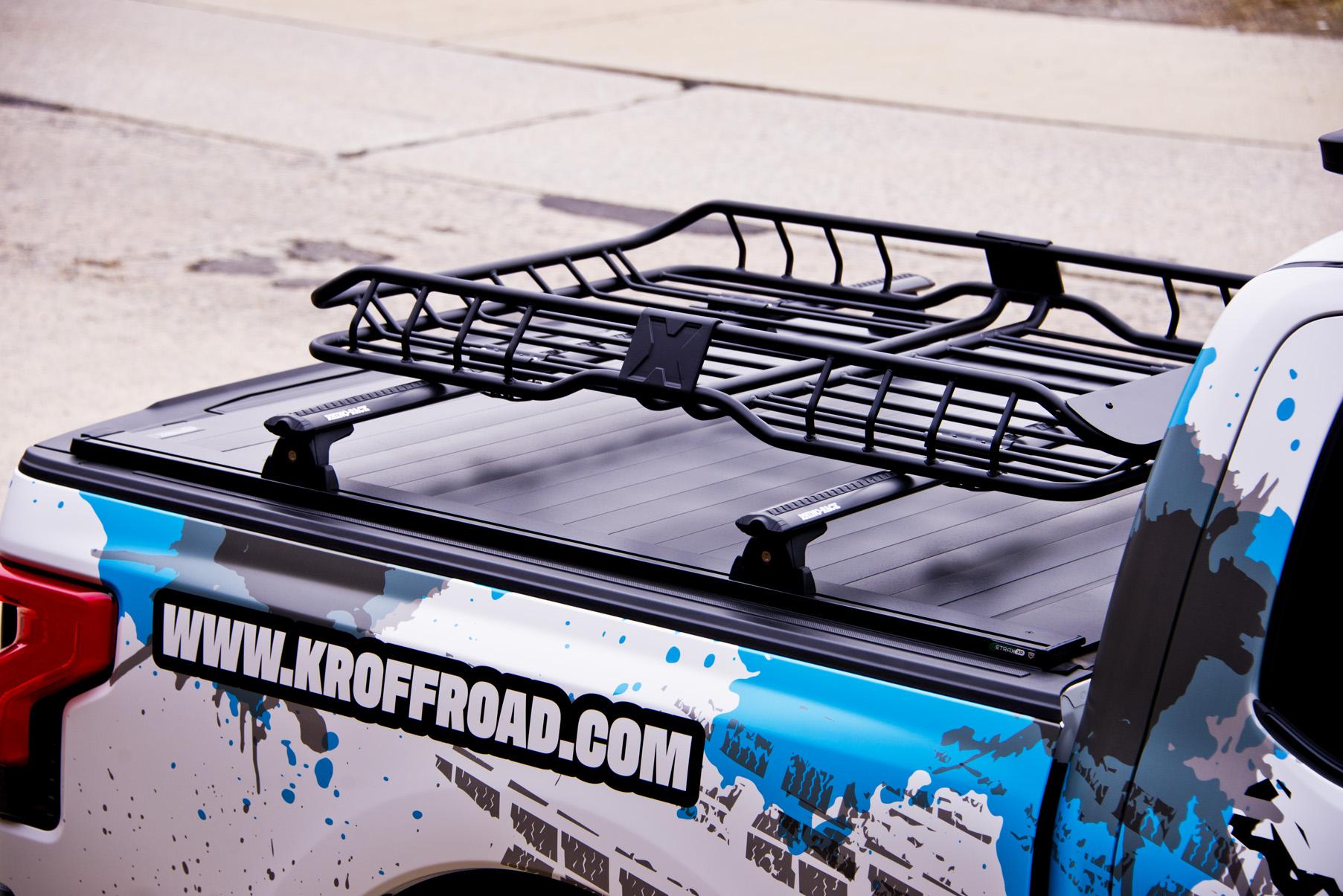 Ford F-150 Lightning Rhino-Rack XTray & Pioneer Racks Installed Truck6 (Small)