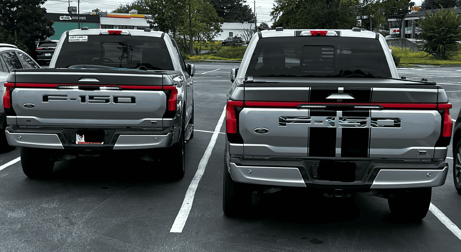 Ford F-150 Lightning Tailgate Lettering Infill Twin Lighting Brothers