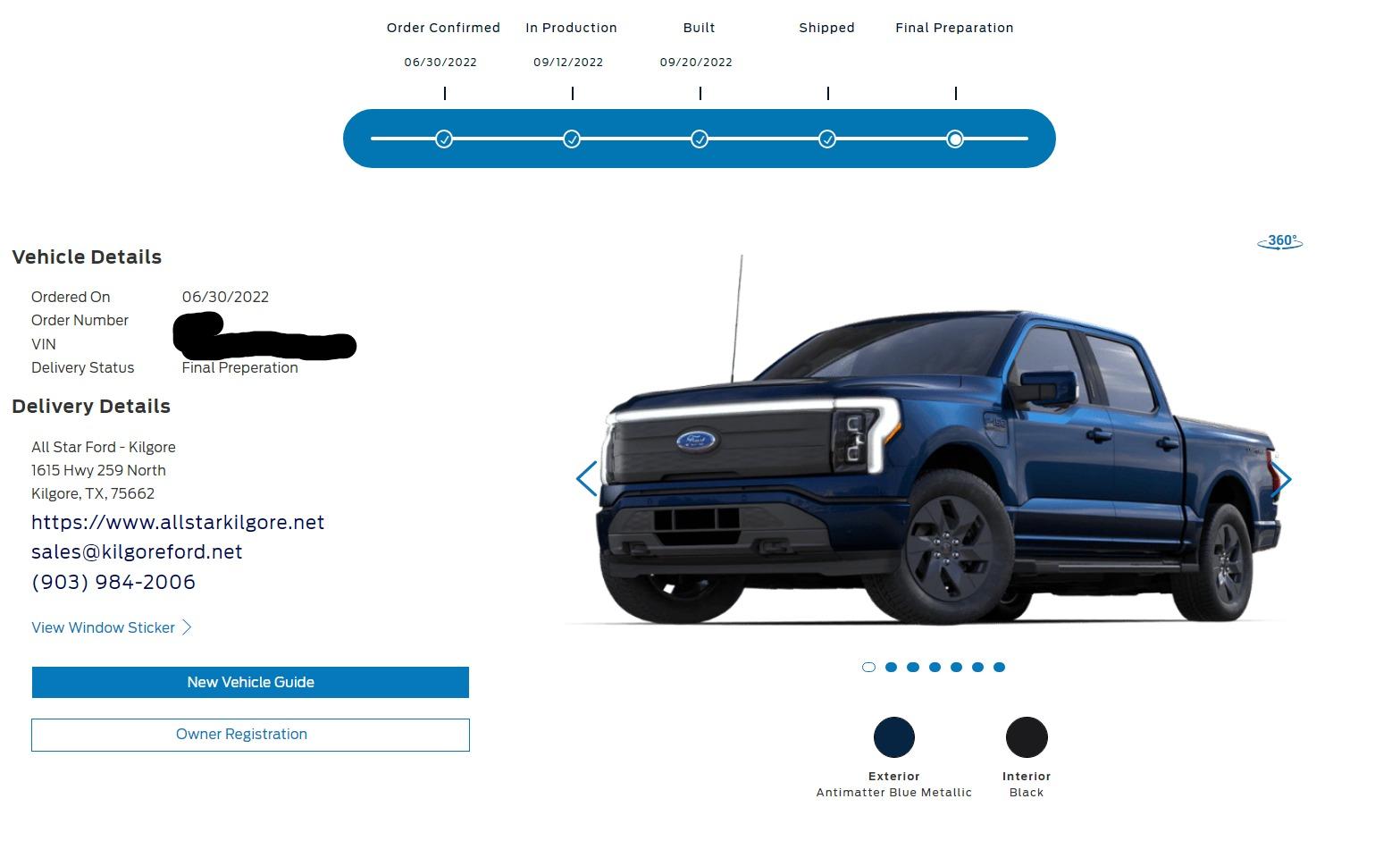 Ford F-150 Lightning Dealership will NOT sell ordered Lightning Web capture_12-10-2022_155242_shop.ford.com