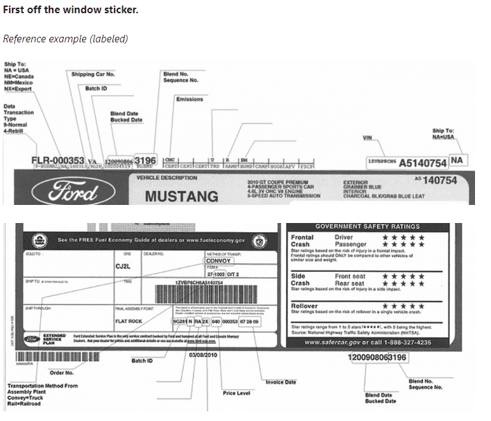 Ford F-150 Lightning LIGHTNING ORDER DECODING & TRACING GUIDE Window Sticker Mustang.PNG