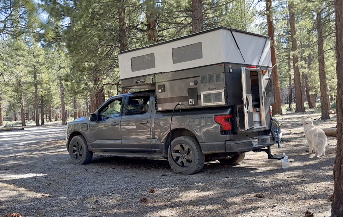 Off-Road Camping Review: F-150 Lightning with Four Wheel Campers Raven Slide-In Camper