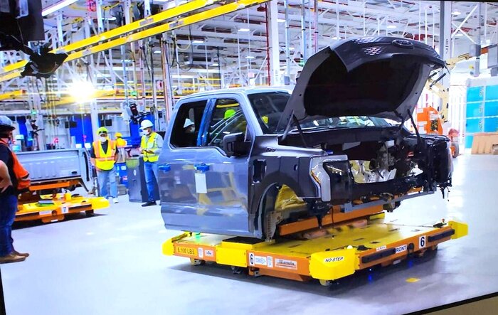 Factory tour yesterday @ Rouge F150 Lightning Assembly Line