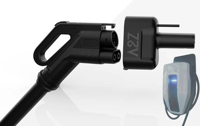 A2Z EV - CCS1 Charger to NACS Vehicle | AC | Only For Ford Pro Charger Only | The Thunderstorm Lite Plug