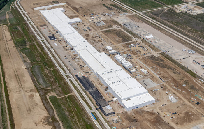Ford's new LFP battery plant in Marshall, Michigan