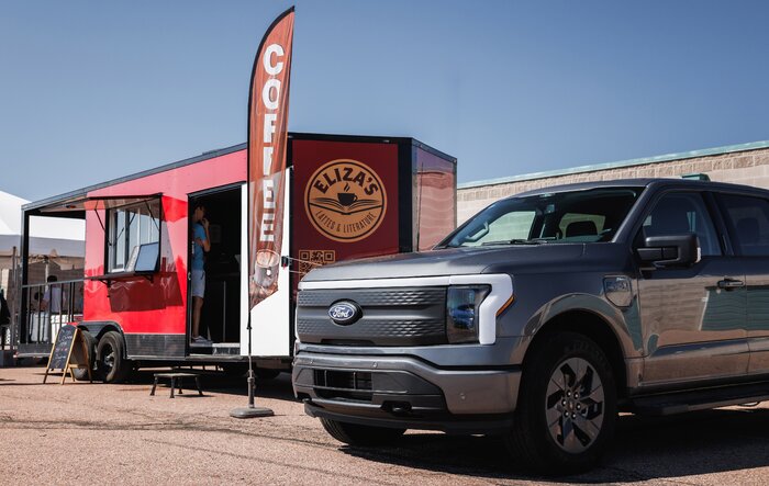 This F-150 Lightning Powers a Colorado Dream, One Latte at a Time