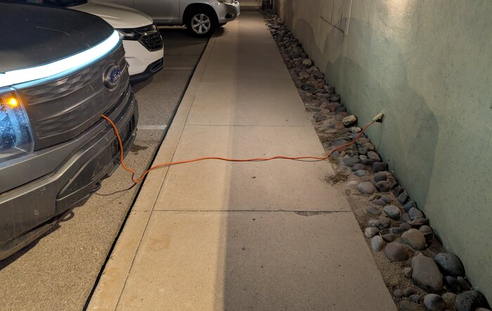 Every receptacle is a potential charging station...