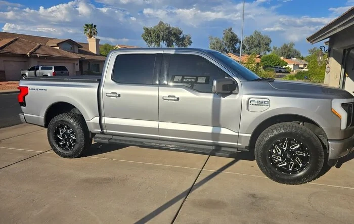 18" Vision wheels with 275/70/18 Cooper tires on 2022 Lariat