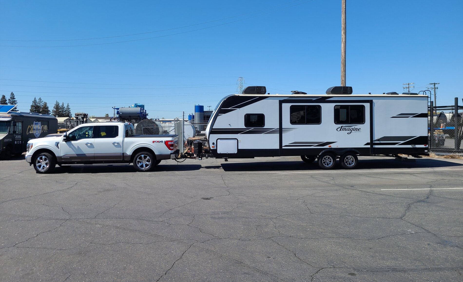 towing travel trailer with 2.7 ecoboost